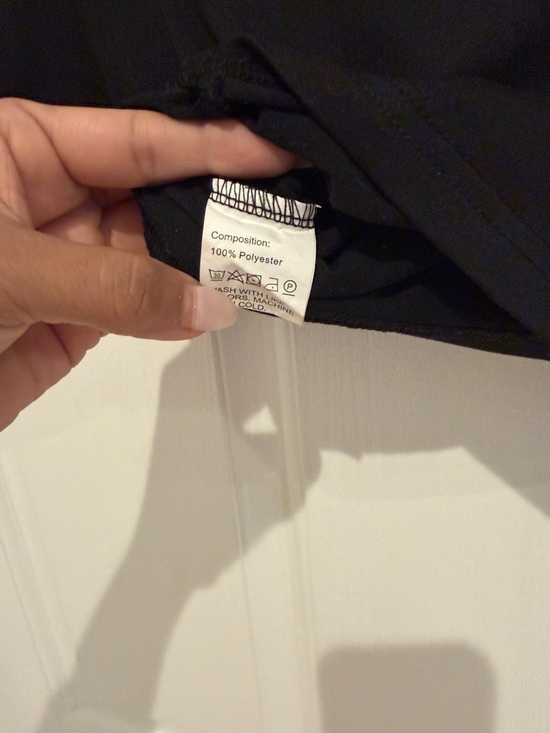 🌴Black basic cropped tee - Picture 5 of 5